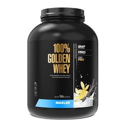 Maxler 100% Zlatá srsť Protein - 24 g proteínu na jeden podávací - Prémiový prášok na srsť na predúpravu - Fast-Absorbing Srvátkový koncentrát izolát Hydrolyzát Zmes - Francúzska Vanilkový proteín 5lb