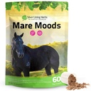 Strieborné ošípané byliny Mare Moods Horse upokojujúce doplnok - Prírodný hormón rovnováhu a pokoj pre kone - Bylinné kone Doplnky pre Mood & Reprodukčná podpora - 1 LB 60-Day
