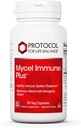 Protokol Mycel Immune Plus - Hubová zmes s extraktom Astragalus - Dodatok k imunitnej podpore* - Cordyceps, Lions Mane, Maitake & More - Non-GMO & Kosher - 90 Veg Caps