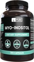 Pure Original Ingredients Myo-Inozitol (365 Kapsule) Žiadne horčík alebo ryžové plničky, Vždy čisté, Lab Overené