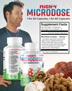 5-Musherom Nootropic Blend - 60 Kapsule, Turecko chvost, Reishi, Maitake Mushrom Extract s vysokým Beta Glucan, & Lion Mane Supplement Kapsule, Funkčné Huby Bylinné doplnky