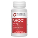 Protokol AHCC 600 mg - Pečeň & Imunitná podpora doplnok s Beta-Glucan* - May Aid Cellular Health & Stres* - Vegan, Dairy Free & Nut - 60 Veg Caps
