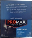 Promax Protein Bar Double Fudge Brownie - 12 - 2,64 oz (75 g) tyčinky [31,68 oz (900 g) ]