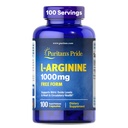 Puritánska pýcha L-Arinine 1000mg, Dietary Supplement podporuje hladinu oxidu dusnatého a srdcové a obehové Heath, 100 denná zásoba, 100 tabliet