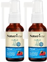 NaturaNectar - Bee Propolis Sprej na hrdlo - unikátny prostriedok na úľavu a Wellness wellness agent - Brazílsky včelí Propolis Gardian Spray - Etické včelárstvo - Honey Bee Berry Flavor (2-Pack, 1.06 Fl Oz.)