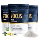 Vanilkový MCT olej 3-Pack - Boost Energy & Clarity - MCT Powder + Nootropics + Adaptogény pre zvýšený kávový zážitok - Keto, Vegan, 0 Cukor - s taurínom, L-Tyrosine, Rhodiola a ďalšie
