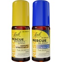 Deň a noc Bundle, Bach RESCUE REMEDY Spray, Prírodný stres Relief [a] RESCUE Spray, Natural Sleep Aid - 2-Pk, Homeopatická kvetinová esencia, Vegan, 7ml Ea