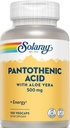 Solaray Kyselina pantoténová 500mg - 100 Caps