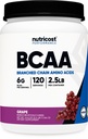 Nutricost BCAA Powder (Grape, 120 Servings) - Gluten Free, Non-GMO, Vegetarian, Optimal 2:1:1 Pomer