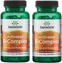 Swanson Aktivovaný B- Complex - vysoká potencie a biologická dostupnosť (60 Veggie Capsule) (2 balenia)