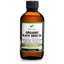 Organické Black Seed Oil - USDA Certified Cold Pressed Glass Fľaša Viac ako 1,5% Thymochinón 3X Sila Turkey Black Cumin Nigella Sativa Non-GMO 100% Pure Blackseed Oil (4oz Sklenená fľaša)