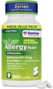 GenCare - Cetirizín HCL 10 mg (300 Caplets) - 24 hodinová úľava voči alergii - Nedýchavá Generic OTC alergia medikácia - Antihistaminika medicína pre sipot, Runny nose & svrbenie oči - Generic Zyrtc