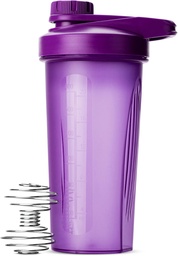Purple Protein Shaker fľaša s drôtenou gulou, mixér fľaša