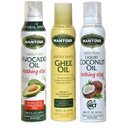 Mantova Keto spray Oil Set (Avokádo, Ghee, Coconut MCT Olej), balenie po 3