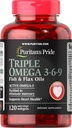 Puritánska pýcha Triple Omega 3-6-9 Ryby a ľanové oleje