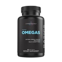 Livingood Daily Fish Oil Omega 3 Supplement, EPA and Dha from Wild Caught Fish, Omega 3 Mastné kyseliny pre srdce, mozog a spoločné zdravie pre mužov a ženy, bez lepku, 30 dní dodávky, 60 Softgels