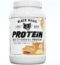 Čierne mágia Multi-Zdroj Srvátka Protein Powder - Srvátka, Vaječné, Kazeín komplex s enzýmami & MCT Keto, Nízky cukor Pre / Post Cvičenie Honey Graham Crackers Flavor 24g 2 LB, balenie po 1