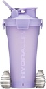 Hydra Cup DualShaker Pro 32 oz Fľaša na pretrepanie bielkovín Shakes, pohár na pretrepanie w/Handle a ball Blender Whisker, Dual Mixing Shaker fľaša s úložiskom, 2 na 1, na cestu do Go, BPA zadarmo (Purple)