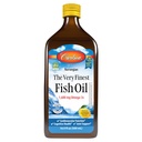 Carlson - Veľmi najjemnejší rybí olej, 1600 mg Omega-3s, Liquid Supplement, Norway, Wild-Caught, Udržateľne Zdroj , Citrón, 16.9 Fl Oz