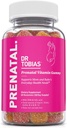 Dr. Tobias Prenatálne vitamíny Gummy, Bezželezné prenatálne vitamíny s DHA a kyseliny listovej, Niacín, Biotín, B6, & B12, Obsahuje rybí olej, pre pre & postnatálne podporu, 60 Gumies, 30 Servíry