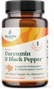 BIOACTIVE NUTRIENTS Curcumin with Black Pepper for Best Absorbtion, 90 Kapsule
