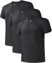 DAVID ARCHY Pánske spodné tričko Bambus Rayon Vlhkosť V-Neck T-Shirts Stretch Tees pre mužov, 3 alebo 5 balenie