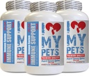Staršie mačka Doplnky - CAT Immune Support - Booster - Zdravé Supplement - Turmérske mačky - 180 Treats (3 fľaše)