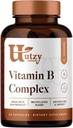 Utzy Naturals Vitamín B Complex obsahuje všetkých 8 esenciálnych B vitamínov s cholín a inozitol 60 kapsúl