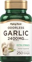 Piping Rock Odorless Cesnak doplnok 2400mg 
