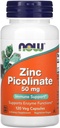Teraz Foods Zinok Pikolinát 50mg,120 Kapsule (Pack of 2)