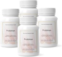 Vyživené prírodné zdravie ProbIron - Dámske probiotiká + železo doplnok Posilnený s vitamínom C a medi - Vegan Vzorec pre energiu a trávenie Wellness - 120 Kapsule