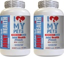 I LOVE MY PETS LLC Spoločné doplnky pre mačky - Mačky spoločné zdravie s Turmerica - Výkonný vzorec - VETS výber - vápnik doplnok pre mačky - 2 fľaše (120 Treats)