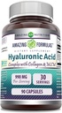 Amazing Formules Hyaluronic Acid Super Complex s MSM, kolagén typu I & III, a vitamín C 