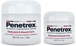 Penetrex Joint & Muscle Therapy Duo - Upokojujúca úľava pre chrbát, krk, ruky, nohy a nervy - Rub s Arnica, vitamín B6 MSM & Boswellia - 2oz, 4oz