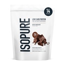Isopure Low Carb 100% Pure Wheey Isolate Protein Powder, Lactose, Gluten Free, With Vitamins, Dutch Chocolate, 25g Protein Per Serving, 1 Lb, 14 Servings (Backaging May Vary)