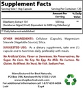 Najlepšie prírodné plody bazy čiernej 5000 mg & Ginkgo Biloba 120 mg