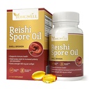 Reishi Spore Oil Shell Zlomená extra sila 500mg (60 Softgels)