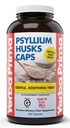 Yerba Prima Psyllium Husks Caps, 625 mg, 400 Kapsule - Prírodné vlákno pre mužov a ženy - Doplnky na podporu pravidelnosti