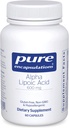 Pure Encapsulations Alpha Lipoic Acid 600 mg - ALA Supplement for Liver Support, Antioxidanty, Nerve Health, Cardiovary Health & Carbohydrát Support - Premium Alpha Lipoic Acid - 60 Kapsule