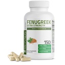Bronson Fenugreek Prášok Kapsule Extra sila, Trigonella Foenum- Graecum, Non- GMO, Soy- Free, Vegetarian, 150 Kapsule