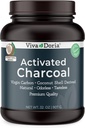 Viva Doria Virgin Activated Charcoal Powder, Coconut Shell Dedived, Food Grade, 32 Oz