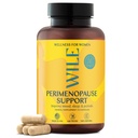 WILE Menopauza a Perimenopauza Doplnky pre ženy s Ashwagandha - Menopauzálne príznaky Relief for Stres, Horúce záblesky, nočné potenie - Zdravý spánok a hormón Balance Podpora, Vegan, 30 Slúži