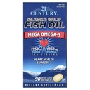21. storočie Aljaška Wild Fish Oil Softgels, 90 Počet