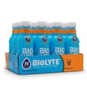 BIOLYTE Electrolyte Drink - Doktor-formulovaný hydratačný nápoj, HSA & FSA Electrolytes Water, Chemoterapia musí mať pre ženy a mužov, rehydratácia IV Tekutina vo fľaši - Tropical, 16 Fl Oz (12 balení)