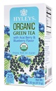 Hyleys Organic Green Tea Acai Berry a čučoriedková príchuť - 25 Čajové tašky - (6 balenia - 150 Čajové tašky celkom)
