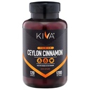 Kiva Premium Ceylon Ceylonic Powder Kapsule (120 Veggie Capsules), Pure Ceylonic Carmon from Sri Lanka, Vegan, Non-GMO, Gluten-Free