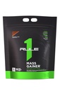 Pravidlo 1 Mass Gainer Bielkoviny - High-Calorie Hmotnosť Zisk Formula s 1,220+ Kalórie, 250g+ Complex Carb Blend, 40g All-Whey Protein Per Serving (16 Servings, Chocolate Fudge)