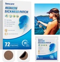 Pohybové choroby Patches, Sea Choroby Patch pre Cruise, Nedrowsy, Car/Ships/Airplane/Amusement Park Trip Cick Relief, Cestovanie Essentials for Kids and Adults (72 Počet)
