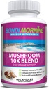 Mushrom Complex Immune Support Doplnok 10X Blend s Cordyceps, Reishi, Lion