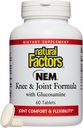 Prírodné faktory, NEM Knee & Joint Formula, podporuje flexibilitu a komfort, 60 tabliet